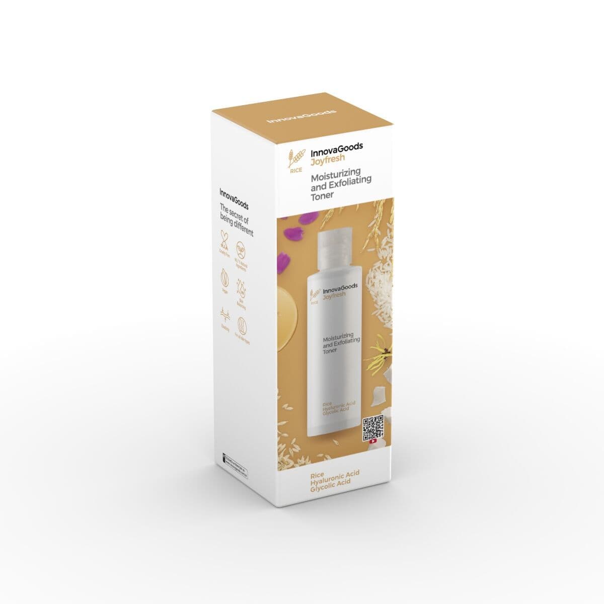 image-Moisturizing and Exfoliating Facial Toner Rice Joyfresh InnovaGoods 150 ml