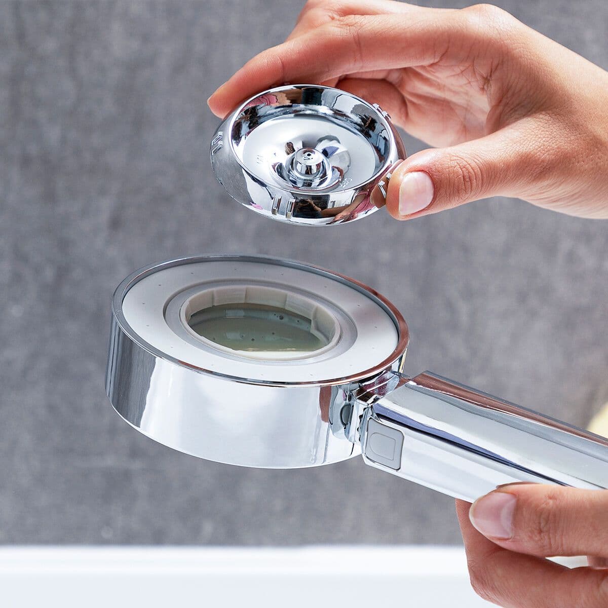 image-3-in-1 Double Shower Head with Dispenser Xawara InnovaGoods