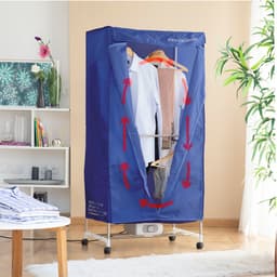 image-Portable Electric Dryer with 2 Levels Dupledry Blue InnovaGoods 1200 W
