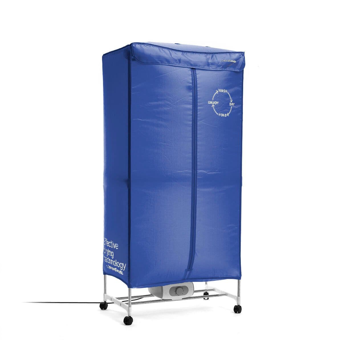 image-Portable Electric Dryer with 2 Levels Dupledry Blue InnovaGoods 1200 W