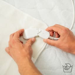 image-Double Electric Underblanket Blewarm InnovaGoods 60+60 W 140 x 160 cm White