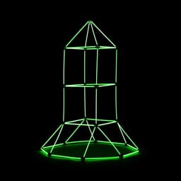 image-Children’s Fort Building Kit Archikitt InnovaGoods 85 Pieces