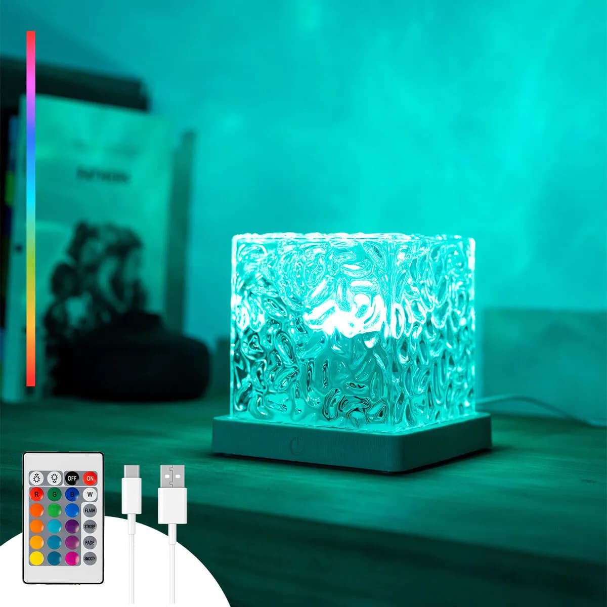 image-Rechargeable Northern Lights LED Projector Boralamp InnovaGoods