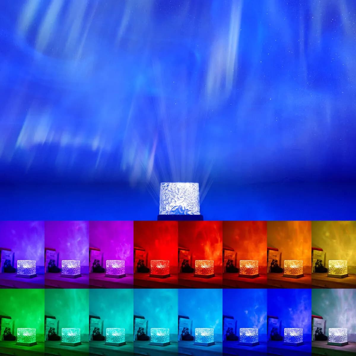 image-Rechargeable Northern Lights LED Projector Boralamp InnovaGoods