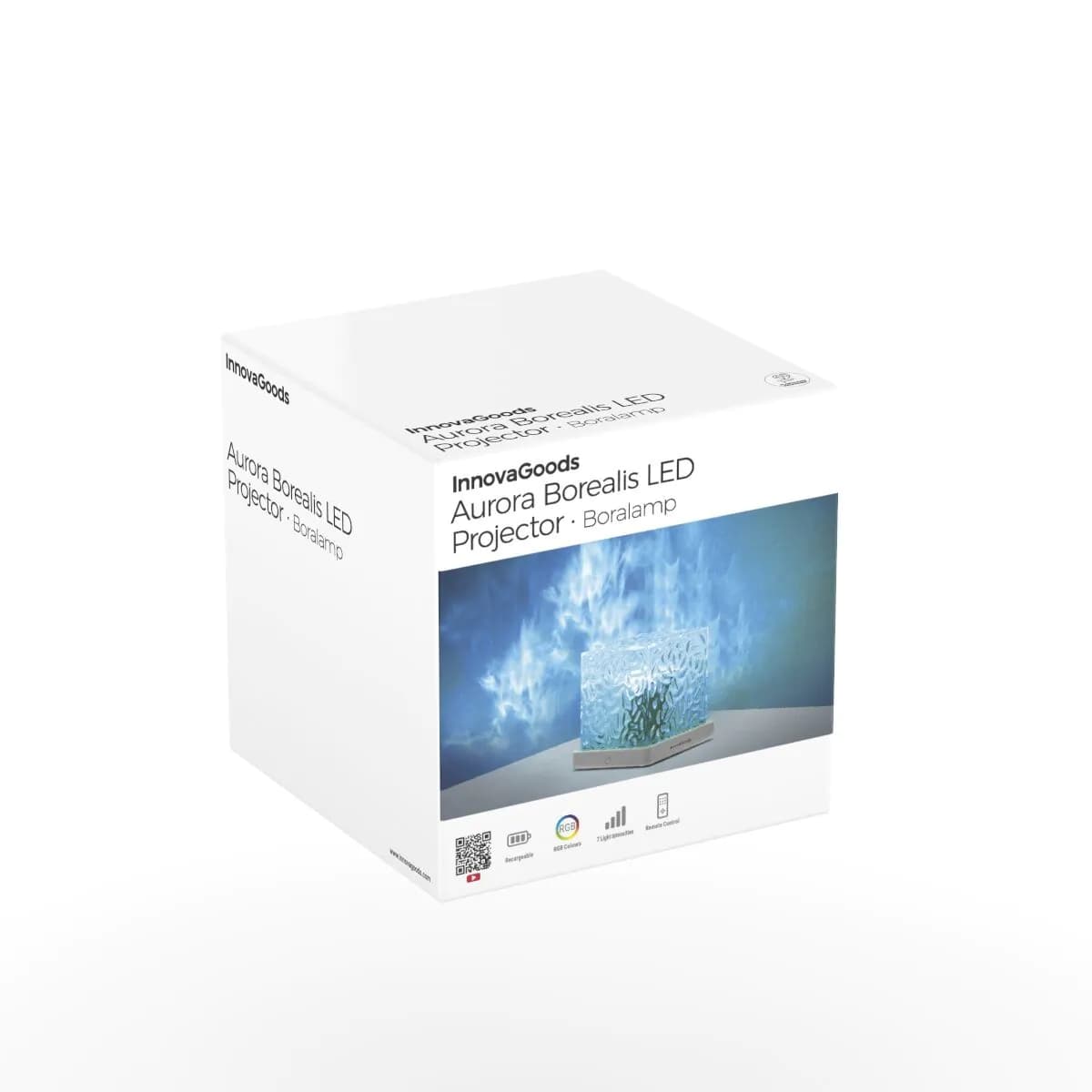 image-Rechargeable Northern Lights LED Projector Boralamp InnovaGoods