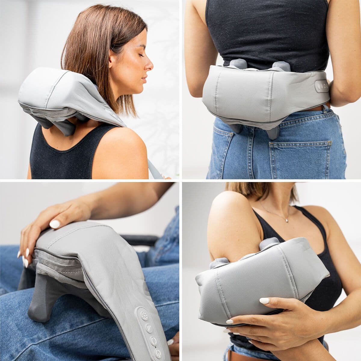image-Rechargeable 6D Neck and Back Massager Silax InnovaGoods