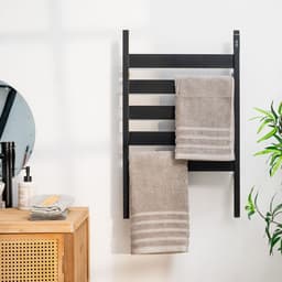 image-Electric Wall or Floor Towel Rail Towarck InnovaGoods 5 Bars