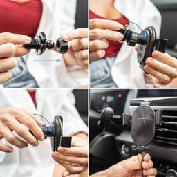 image-Wireless Fast Charging Phone Holder for Cars Chakar InnovaGoods