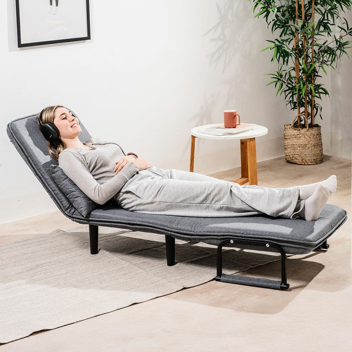 image-4-in-1 Convertible Single Sofa Bed Softfa InnovaGoods