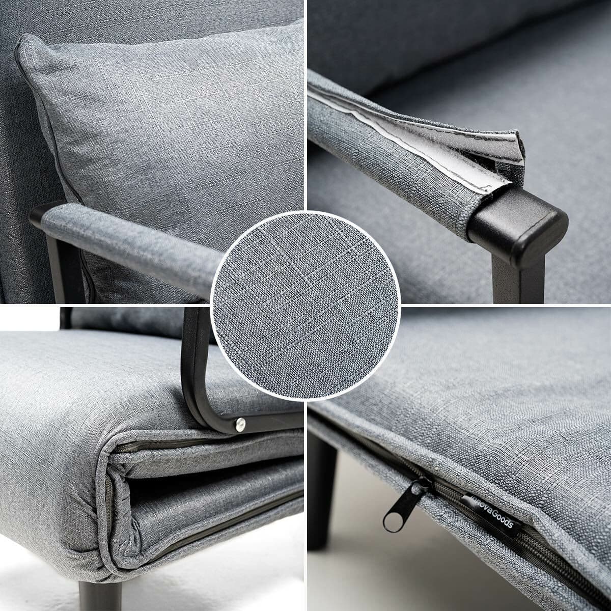 image-4-in-1 Convertible Single Sofa Bed Softfa InnovaGoods