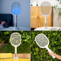 image-2-in-1 Rechargeable Insect Killing Racket with UV Light Elecfly InnovaGoods
