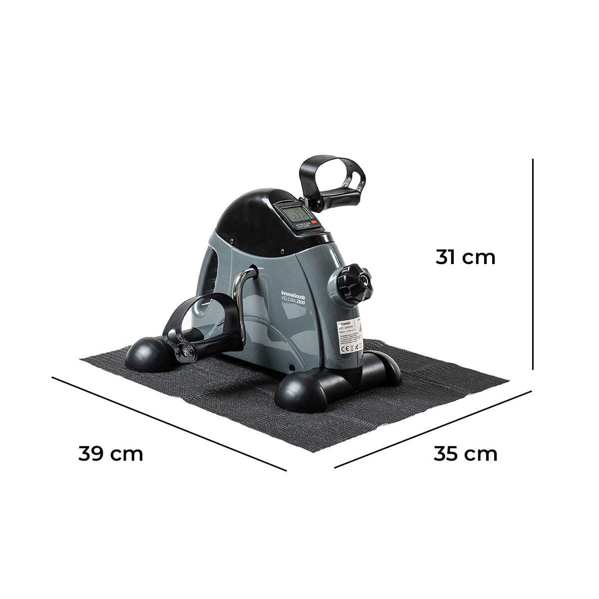 image-Static Pedaler for Arms and Legs with Mat Velora 2100 InnovaGoods