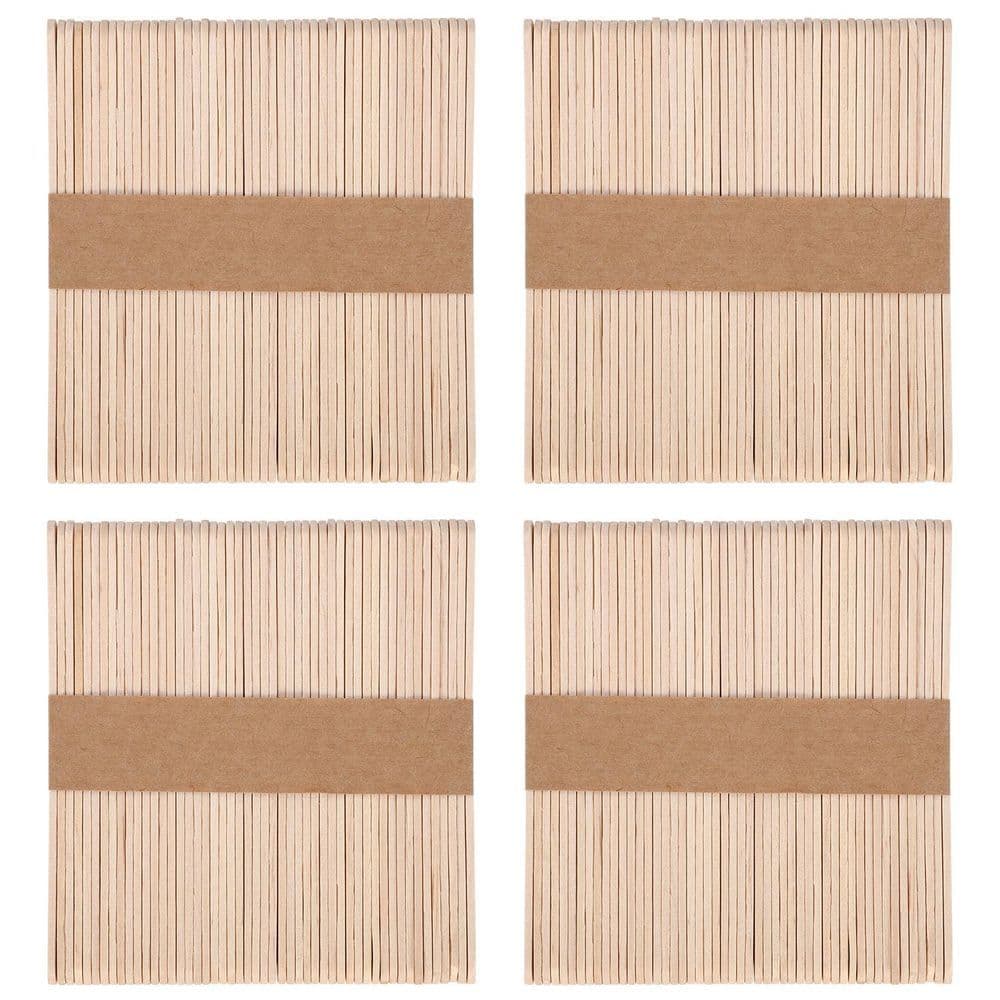image-Natural Wooden Lolly Sticks For Desserts Kids DIY Art Project and Crafts