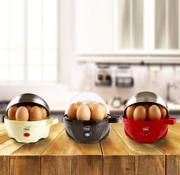 image-Stainless Steel Electric Egg Boiler Poacher and Steamer