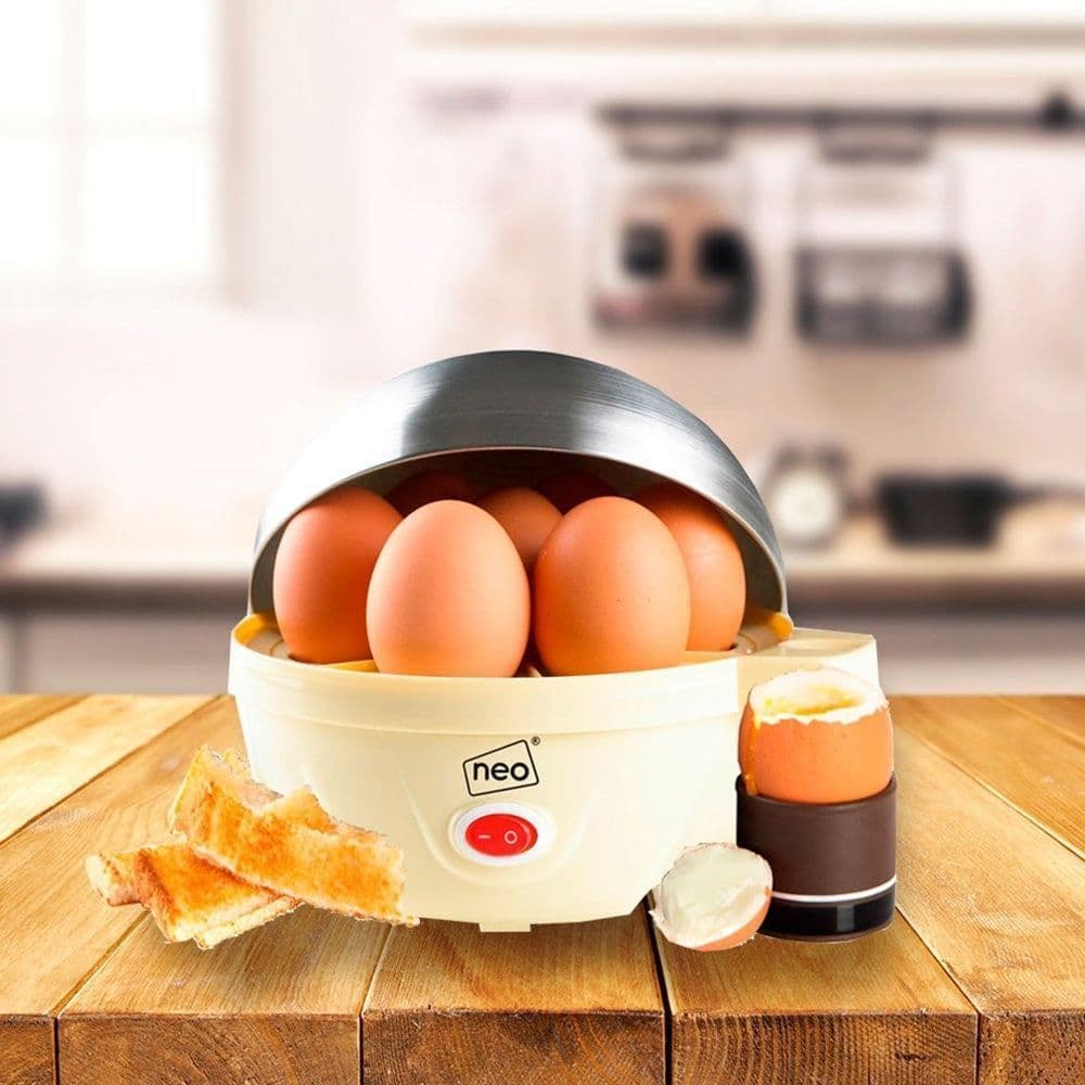 image-Stainless Steel Electric Egg Boiler Poacher and Steamer