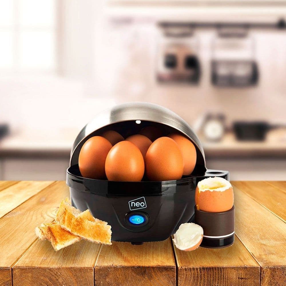 image-Stainless Steel Electric Egg Boiler Poacher and Steamer