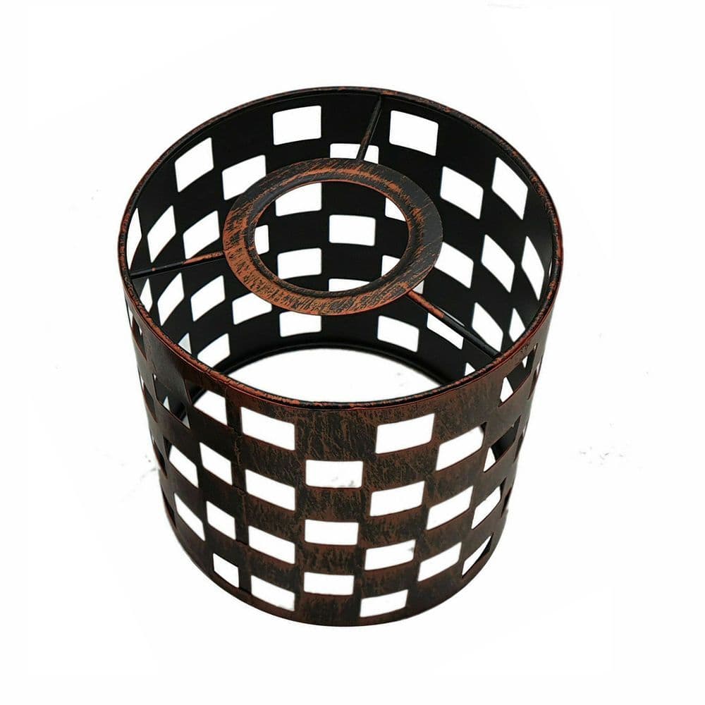 image-Industrial Retro pendant lampshade barrel shaped Loft Style Metal Ceiling Lamp shade for pendant light ,wall lights