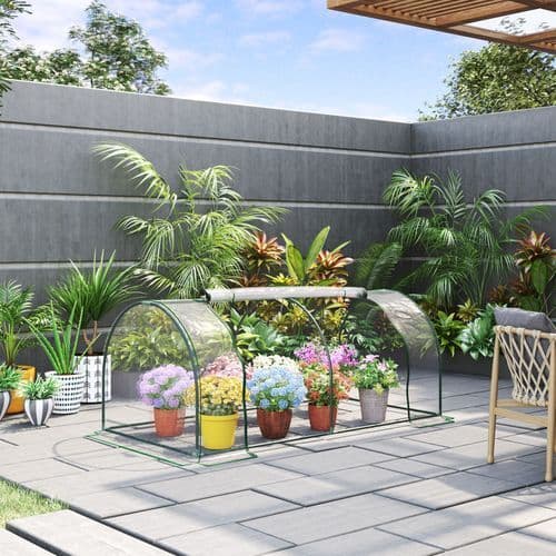 image-Mini Portable Gardening Flower Plants Greenhouse Warm House