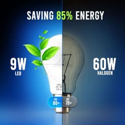 image-5 Pack 15W B22 Screw LED Light GLS bulbs, Energy Saving Edison Cool White 6000K non dimmable lights