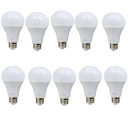 image-E27 15W Energy Saving Warm White LED Light Bulbs A60 E27 Screw-in non dimmable bulbs-pack 10
