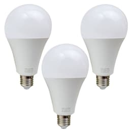 image-E27 25W Energy Saving Warm White LED Light Bulbs A60 E27 Screw-in non dimmable bulbs-pack 3