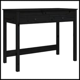 image-vidaXL Desk with Drawers 100x50x78 cm Solid Wood Pine