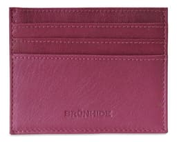 image-Brunhide Slim 100% Soft Leather Credit Card Holder - 254-300
