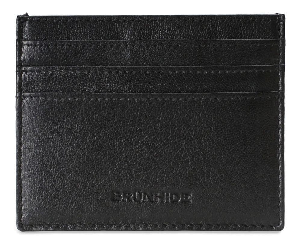 image-Brunhide Slim 100% Soft Leather Credit Card Holder - 254-300