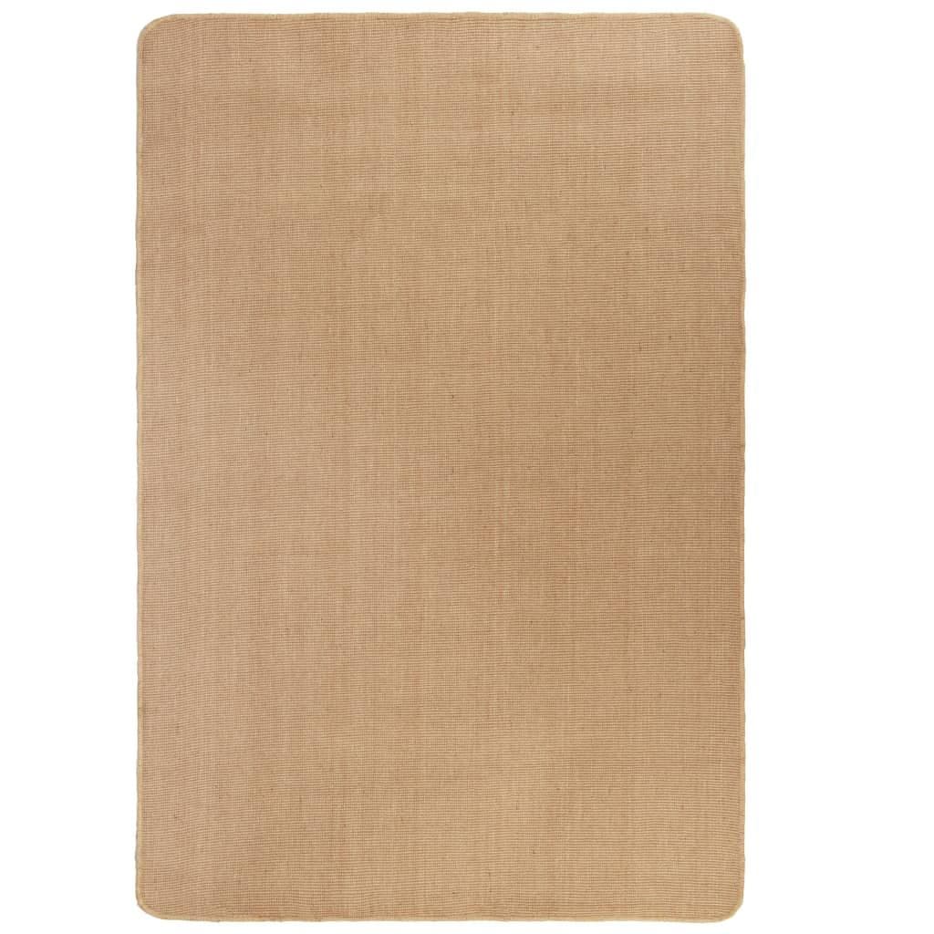 image-vidaXL Area Rug Jute with Latex Backing 180x250 cm