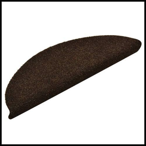 image-vidaXL Self-adhesive Stair Mats 15pcs Dark Brown 56x17x3cm Needle Punch