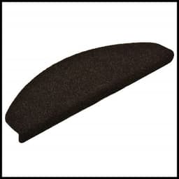 image-vidaXL Self-adhesive Stair Mats 15pcs Dark Brown 56x17x3cm Needle Punch