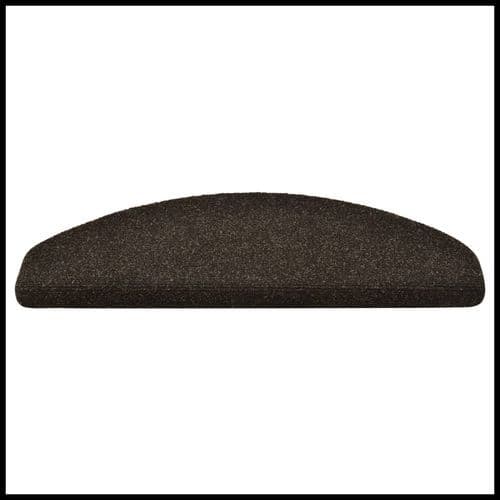 image-vidaXL Self-adhesive Stair Mats 15pcs Dark Brown 56x17x3cm Needle Punch