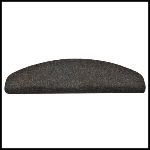 image-vidaXL Self-adhesive Stair Mats 15pcs Dark Brown 56x17x3cm Needle Punch