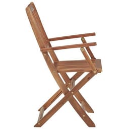 image-vidaXL Folding Outdoor Chairs 2 pcs Solid Acacia Wood