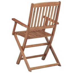 image-vidaXL Folding Outdoor Chairs 2 pcs Solid Acacia Wood