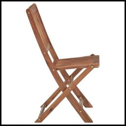 image-vidaXL Folding Outdoor Chairs 2 pcs Solid Acacia Wood