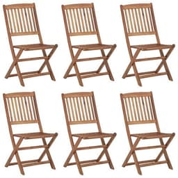 image-vidaXL Folding Outdoor Chairs 2 pcs Solid Acacia Wood