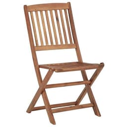 image-vidaXL Folding Outdoor Chairs 2 pcs Solid Acacia Wood