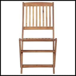 image-vidaXL Folding Outdoor Chairs 2 pcs Solid Acacia Wood