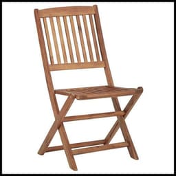 image-vidaXL Folding Outdoor Chairs 2 pcs Solid Acacia Wood