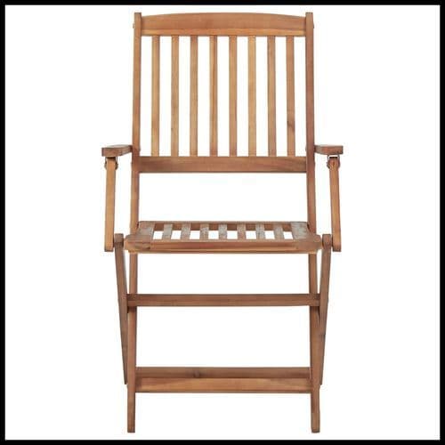 image-vidaXL Folding Outdoor Chairs 2 pcs Solid Acacia Wood