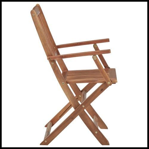 image-vidaXL Folding Outdoor Chairs 2 pcs Solid Acacia Wood