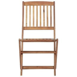 image-vidaXL Folding Outdoor Chairs 2 pcs Solid Acacia Wood