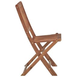 image-vidaXL Folding Outdoor Chairs 2 pcs Solid Acacia Wood