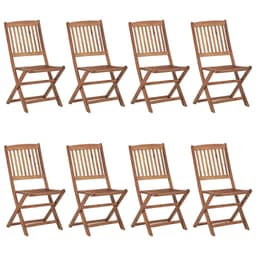 image-vidaXL Folding Outdoor Chairs 2 pcs Solid Acacia Wood