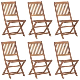 image-vidaXL Folding Outdoor Chairs 2 pcs Solid Acacia Wood