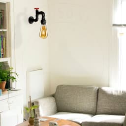 image-Black Vintage Retro Lamp WallLight E27 60W Dimmable Non Dimmable Bulb