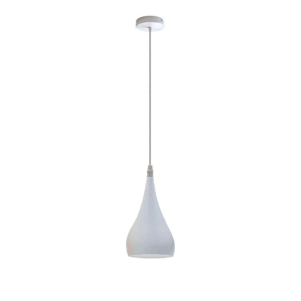 image-Metal E27 Teardrop Pendant Light Modern Industrial Hanging Light Fixture