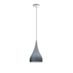 image-Metal E27 Teardrop Pendant Light Modern Industrial Hanging Light Fixture