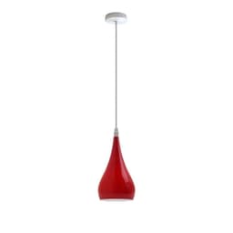 image-Metal E27 Teardrop Pendant Light Modern Industrial Hanging Light Fixture